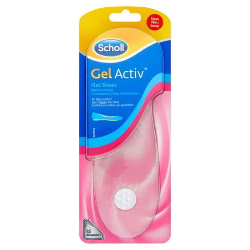 Scholl Tălpi interioare cu talpă plată GelActiv