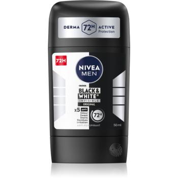 Nivea Men Black & White Invisible Original antiperspirant puternic pentru barbati 50 ml