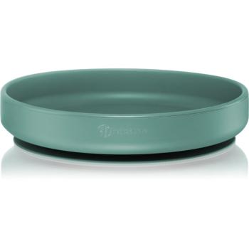 Petite&Mars Take&Match Silicone Plate farfurie cu ventuză Misty Green 6 m+ 1 buc