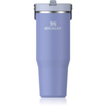 Stanley IceFlow™ Flip Straw Tumbler sticlă inoxidabilă pentru apă Hydrangea 890 ml