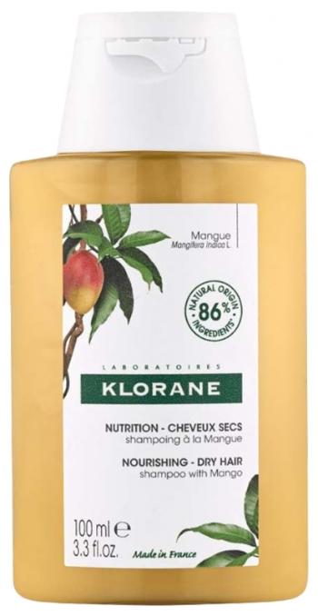 Klorane Șampon pentru păr uscat și deteriorat Mango (Nourishing Treatment Shampoo) 100 ml
