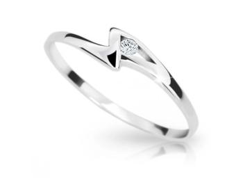 Cutie Diamonds Inel frumos din aur alb și diamante DZ6738-1138-10-X-2 65 mm