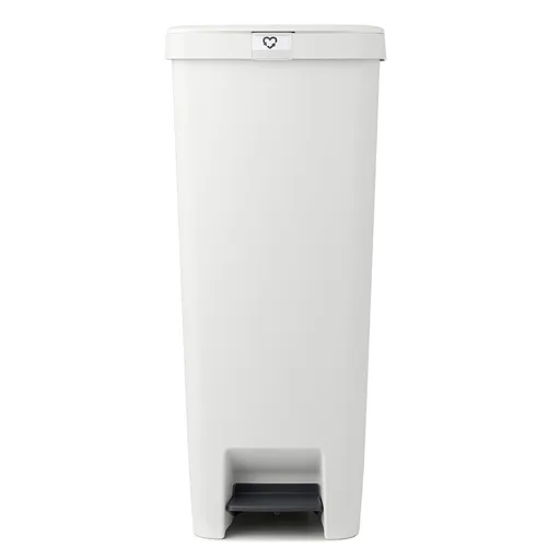 Coș cu pedală Brabantia StepUp 1005556, 40 L, Materiale ecologice, Deschidere mare, Gri deschis