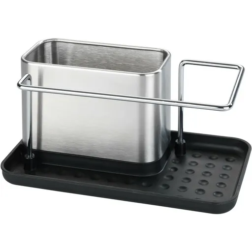 Organizator de vase spălate Wenko, din inox, argintiu