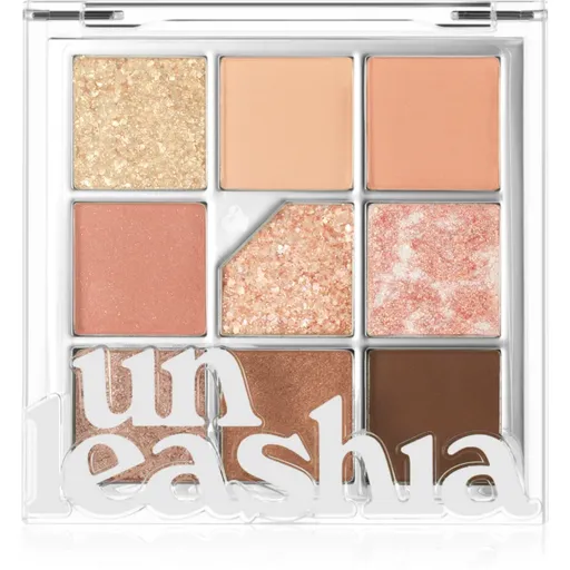 Unleashia Glitterpedia Eye Palette paletă cu farduri de ochi culoare No.3 All of Coral Pink 6.2 g