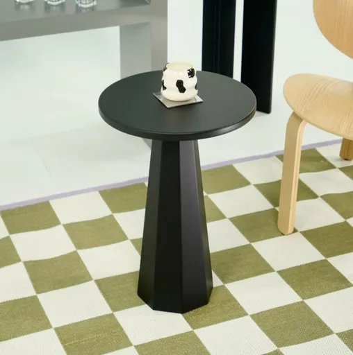 Masuta, Hanah Home, Lilyum 52, 35x52x35 cm, Negru