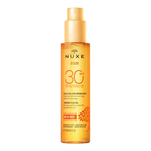 Nuxe Ulei de bronzare pentru față și corp SPF 30 Soare (Tanning Oil For Face And Body ) 150 ml
