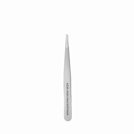 STALEKS Pensetă pentru sprâncene cu vârf lat teșit Expert 10 Type 4 (Eyebrow Tweezers)