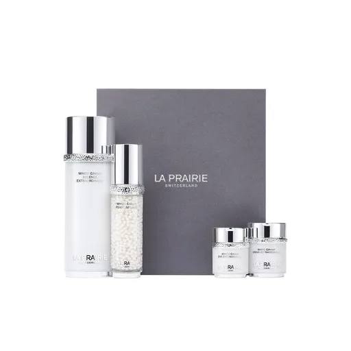 La Prairie Set cosmetic pentru iluminare și fermitate a tenului White Caviar Brightening & Firming Ritual
