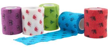 Bandáž KRUUSE Fun-Flex Christmas 7,5 cm x 4,5 m, 10ks