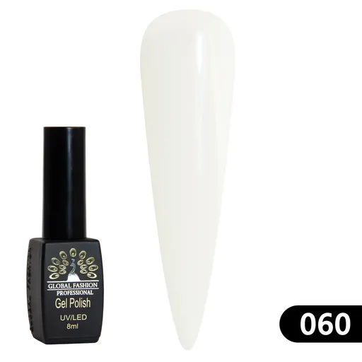Oja Semipermanenta Global Fashion Black Elite 8 ml, 060, TPO Free