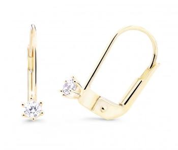 Cutie Jewellery Cercei rafinați din aur galben Z8020-55-10-X-1