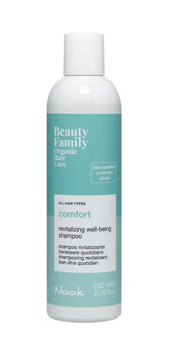 Sampon Organic Revitalizant Si Hidratant Pentru Toate Tipurile De Par Nook Beauty Family Comfort Revitalizing Well-being S
