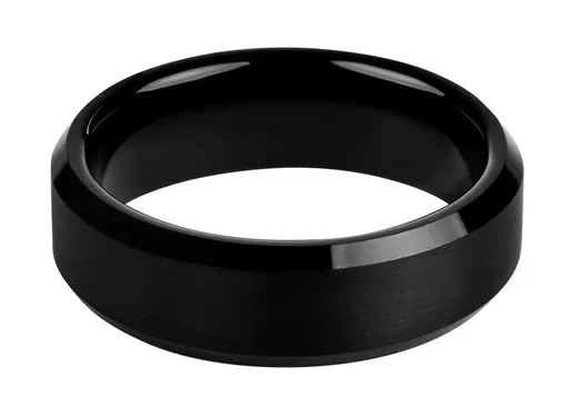 Troli Inel de oțel negru 58 mm