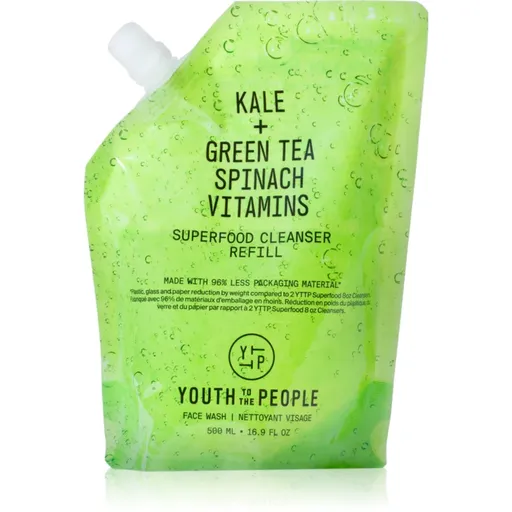 Youth To The People Superfood Cleanser gel de curățare rezervă 500 ml