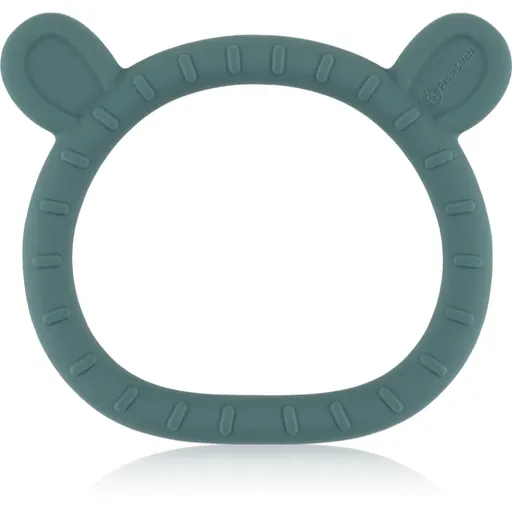 Petite&Mars Silicone teether Teddy jucărie pentru dentiție pentru nou-nascuti si copii Misty Green 1 buc
