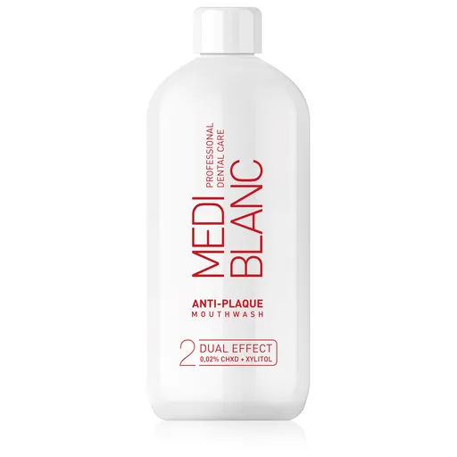 MEDIBLANC Apă de gură împotriva plăcii bacteriene 500 ml