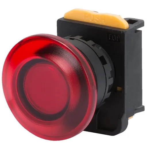 Buton ciuperca D.40MM cu retinere iluminat Gewiss GW74367