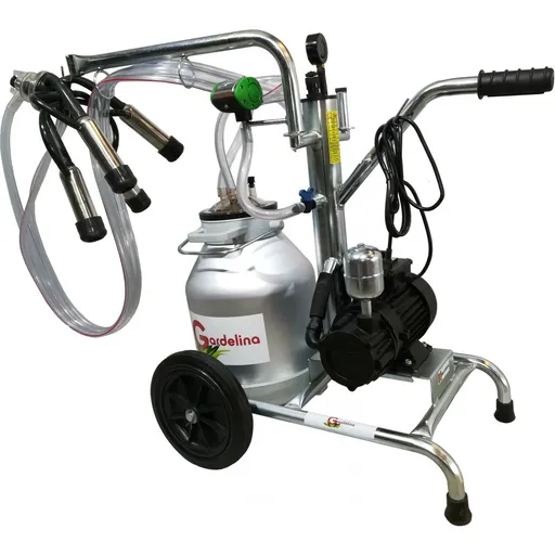 Aparat de muls Vaci Gardelina 120 AL IC, 20L aluminiu, 1 post, 180 l/min, 8 bovine pe ora