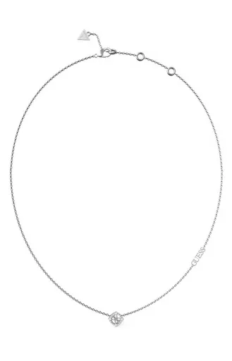 Guess Colier frumos din oțel cu zirconi Tiny Dancer JUBN04643JWRHT/U