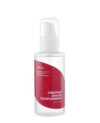 Isntree Esență facială Chestnut Aha 8% (Clear Essence) 100 ml