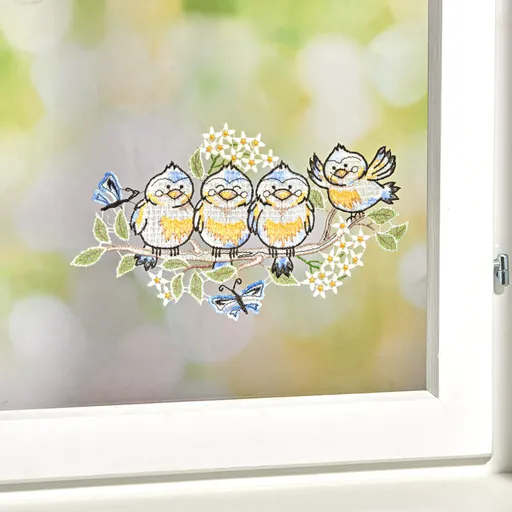 Păsări pentru decorarea ferestrelor