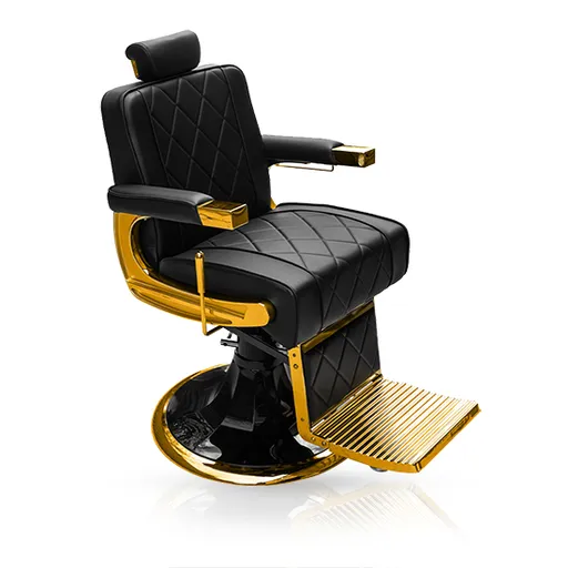 Scaun Frizerie - MENOSER - Rio - Negru