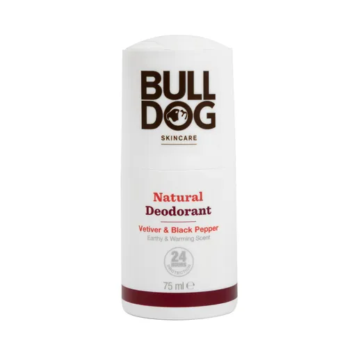 Bulldog Deodorant natural cu bilă Vetiver & Black Pepper (Natural Deodorant) 75 ml