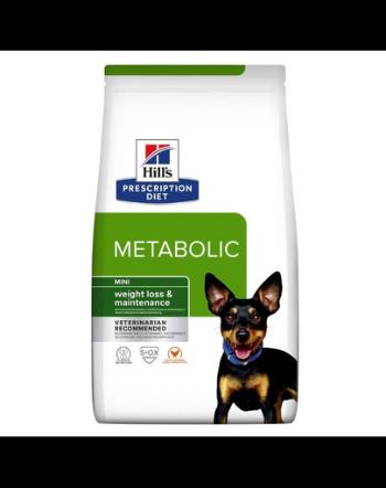 HILL'S Prescription Diet Canine Metabolic Mini 6 kg dieta veterinara caini talie mica afectiuni metabolice