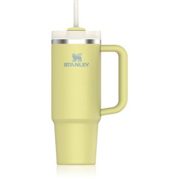 Stanley Quencher H2.O FlowState™ Tumbler pahar din oțel inoxidabil cu pai medium Pomelo 890 ml