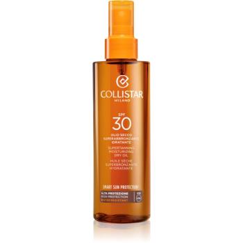 Collistar Smart Sun Protection Supertanning Moisturizing Dry Oil SPF 30 ulei uscat cu protecție solară SPF 30 200 ml