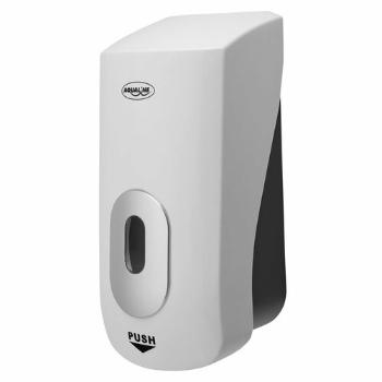 Distribuitor de săpun lichid AQUALINE 1319-73montat pe perete Emiko 1000 ml, alb