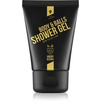 Angry Beards Jack Saloon Shower Gel gel de dus hidratant pentru bărbați 50 ml