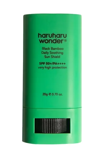 Haruharu Wonder Cremă de protecție solară sub formă de stick Black Bamboo (Daily Soothing Sun Shield)