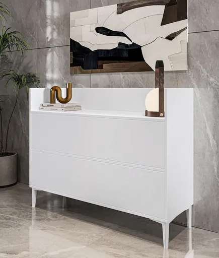 Dulap multifunctional, Hanah Home, Gale, 110x85x36.4 cm, Alb