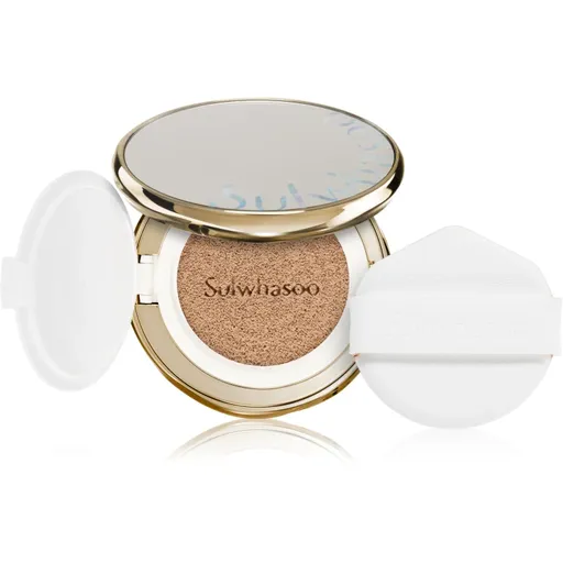 Sulwhasoo Perfecting Cushion burete cu machiaj de lungă durată SPF 50+ + refill culoare 17N1 Vanilla 2x15 g