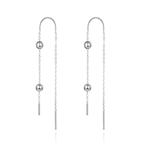 Beneto Cercei lungi din argint cu zirconiu AGUV1965