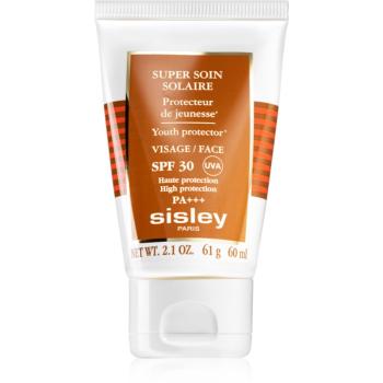 Sisley Super Soin Solaire Sun Visage protectie solara rezistenta la apa pentru fata SPF 30 60 ml