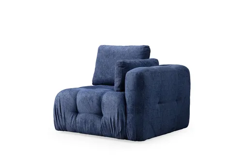 Fotoliu, Atelier del Sofa, 560ARE4132, Lemn de fag / PAL, Albastru navy