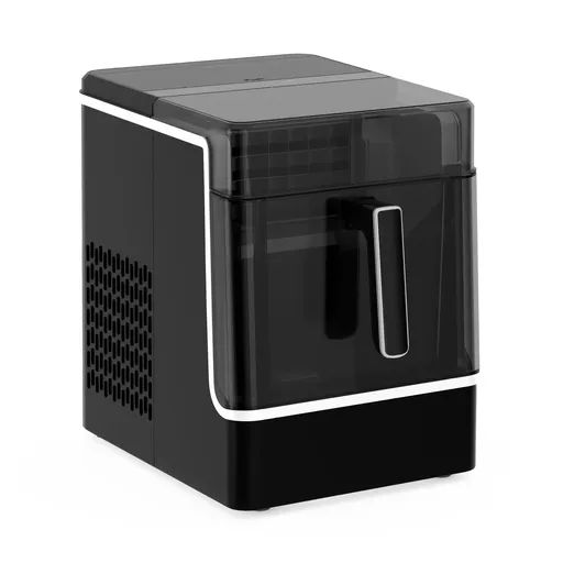Klarstein Ice Lux aparat de făcut gheață, din oțel inoxidabil, 23 kg/24 h, auto-curățare.