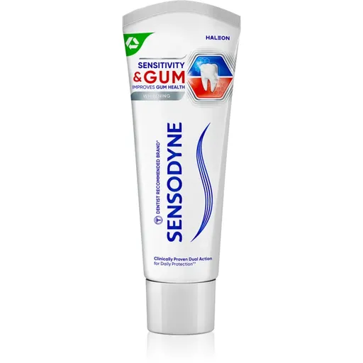 Sensodyne Sensitivity & Gum Whitening pasta de dinti pentru albire pentru a proteja dintii si gingiile 75 ml