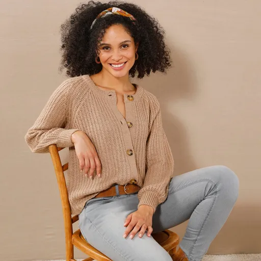 Jumper cu model neted