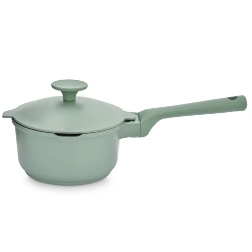 Cratita cu capac Fern, Ambition, 16 cm, 1.4 L, aluminiu, verde/negru