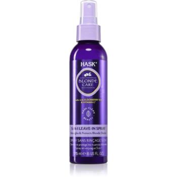 HASK Blonde Care 5-in-1 Leave-In Spray spray care nu necesita clatire pentru par blond 175 ml