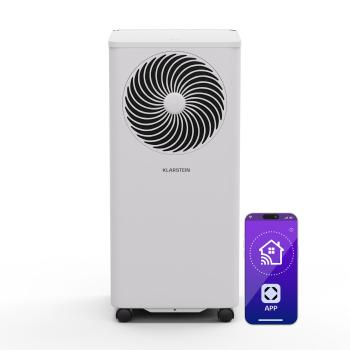 Klarstein Aero Ring 7K, Smart, aparat de aer condiționat, 7 000 BTU, mobil și inteligent, pentru max. 25 m², control vocal