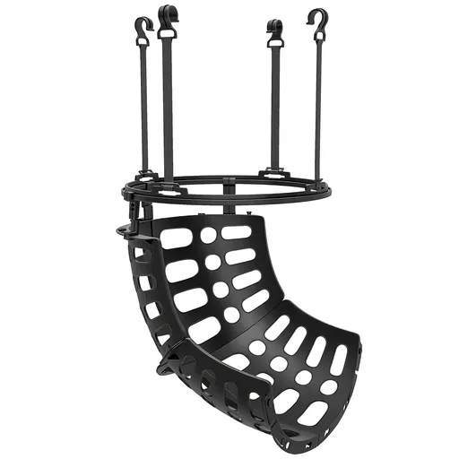 SPORTNOW Sistem de Returnare a Mingii de Baschet rotation à 360° 35,6 x 35,6 x 75,5 cm negru | Aosom Romania