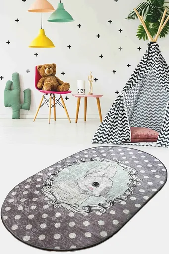 Covor, Bunny DJT, 100x160 cm, Multicolor