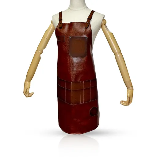 Sort Frizerie din Piele Ecologica - Maro