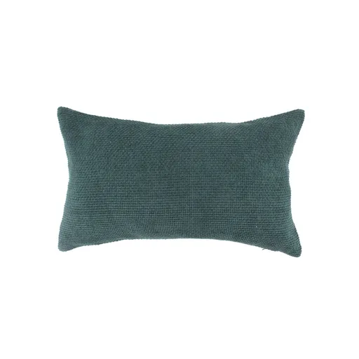 Pernă dreptunghiulară uni, velur tip chenille