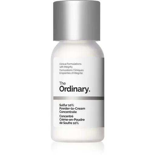 The Ordinary Sulfur 10% Powder-to-Cream Concentrate tratament topic pentru acnee 5 g